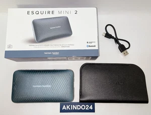Harman Kardon ESQUIRE MINI 2 Blau Ultra Slim Tragbarer Bluetooth Lautsprecher - Bild 1 von 10