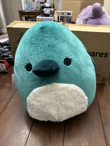Squishmallows: Selassi das grüne Schnabeltier - 14 Zoll - mit Etikett - neu - Bild 1 von 10