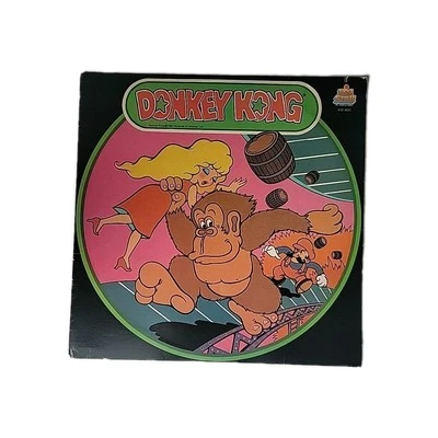 1983 Donkey Kong Goes Home Nintendo Vinyl KSS-5037  Record LP Kid Stuff - Image 1 of 4