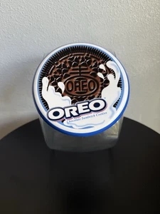 OREO Biscotti Nabisco Barattolo in Vetro Dritto/Obliquo con Top in Ceramica Biscottiera - Foto 1 di 5