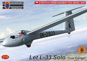 Let L-33 Solo "Over Europe" Kovozávody Prostějov KPM0498 skala 1/72 - Foto 1 di 2