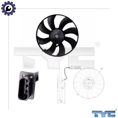 FAN ENGINE COOLING 837-0021 FOR SKODA ROOMSTER/Praktik FABIA/II/Combi PRAKTIK - Image 1 of 4
