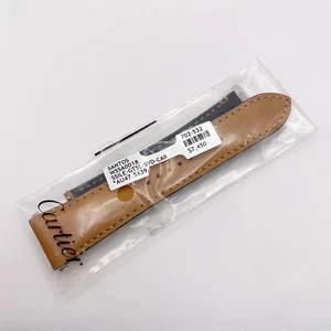 Authentic Cartier Honey Brown  Quick Release Strap Band 21mm - 18mm KDAALABK - Picture 1 of 3