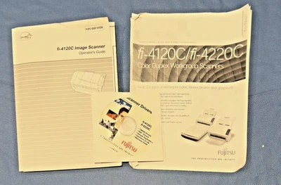 Fujitsu fi 4120C Pass-Through Scanner OPERATOR'S Guide & CD - Image 1 of 3