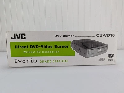 JVC Direct DVD Video Burner without PC Connection Everio Share Station CU-VD10 - Image 1 of 4