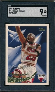 Michael Jordan 1995-96 Topps Top Flight SGC 9 MINT INSERT CARD #TF1! - Bild 1 von 2