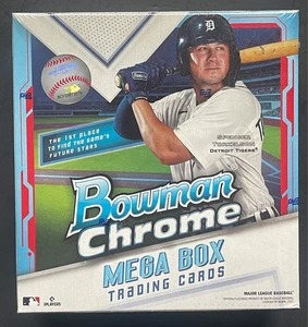 2021 TOPPS BOWMAN CHROME FACTORY SEALED MEGA BOX 35 CARDS - Picture 1 of 5