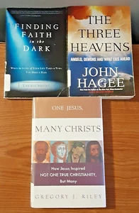 LOT of 3 Christian Religion books Biblical Studies Faith Heaven Christ Jesus God - Picture 1 of 17