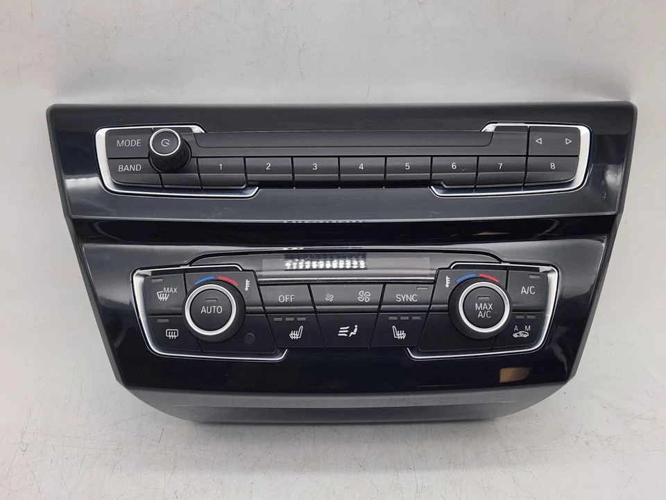 BMW X1 X2 2016-2023 calefacción climatización audio radio control unidad OEM Foto 1 de 4