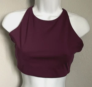 Girlfriend Collective Athletic Topanga Sports Halter Bra top Purple Size Medium - Picture 1 of 11