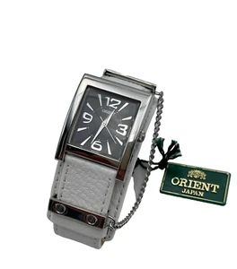 ORIENT JAPAN UNISEX OROLOGIO VINTAGE CINTURINO BUND WINCHESTER PELLE ORIGINALE - Foto 1 di 3