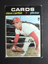 1971 Topps Baseball #55 Steve Carlton St. Louis Cardinals *GD/VG* *HOF*