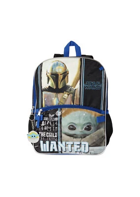 Star Wars Mandalorian El Niño Mochila 5 Piezas Baby Yoda Set Disney NUEVO Foto 1 de 4