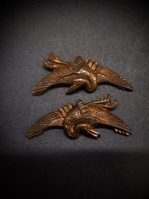 Grúa japonesa Menuki para Wakziashi período Edo antigua C049 Foto 1 de 4