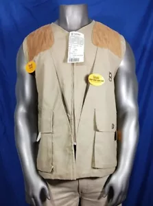 Vintage Bob Allen Vest Gun Club Shooting Hunting Men's XL Left & Right Gun Pads - Picture 1 of 8