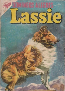 DOMINGOS ALEGRES 236 LASSIE OCTUBRE 1958 NOVARO MEXICAN COMIC - Picture 1 of 1
