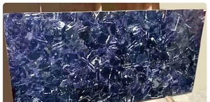 Marble Coffee Table Top Sodalite Random Work Patio Sofa table with Elegant Look - Picture 1 of 4