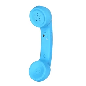 Retro Telefonhörer Schnurloses Telefon Handy Empfänger für Lautsprecher Blau - Bild 1 von 5