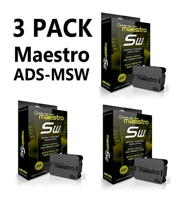 3 iDatalink Maestro SW ADS-MSW Steering Wheel Control Integration Module 3 Pack - Image 1 of 4