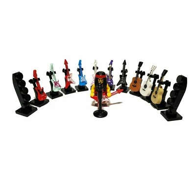Custom LEGO Guitar Set New Original 28 Bricks / Instruction - Image 1 of 4