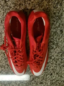 Nike Vapor Speed 2 Fußballschuhe Turnschuhe Gr. 16 rot/weiß - Bild 1 von 4