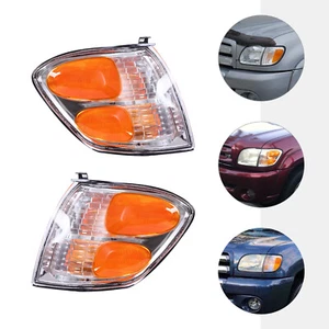 2pcs Front Turn Signal Lights For Toyota Sequoia 2001 2002 2003 Replacement - Picture 1 of 12