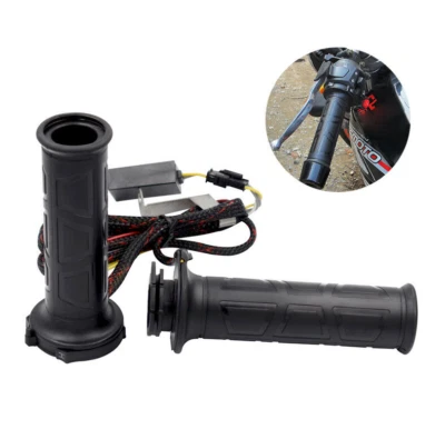 Рукоятки с подогревом 7/8 дюйма для мотоциклов с переключателем 122*F на 158*F с открытым концом - Изображение 1 из 4