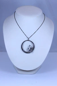 Hermoso Collar Flor Taxco México "O" Plata de Ley 24"- 13053 - Imagen 1 de 9