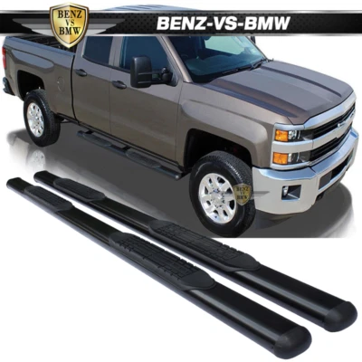 Fits 07-21 Toyota Tundra Extended Cab 4" Oval Side Step Nerf Bars Running Boards Foto 1 de 4