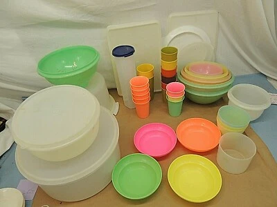 TUPPERWARE, VINTAGE, ENORME LOTE ARTÍCULOS MISCELOSOS COMO EN LA FOTO Foto 1 de 4