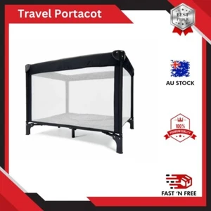 Travel Portacot Bassinet Home Travelling Baby Toddler Sleeping Bed Portable Cot - Picture 1 of 3