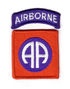 82nd AIRBORNE DIVISION "Patch & Tab" (Fabrication Actuelle) - Foto 1 di 1