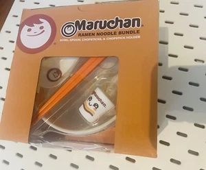 Maruchan Ramen Noodle Bowl Bundle W/ Chopsticks, Sticks Holder, and Soup Spoon - Picture 1 of 4