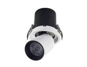 7w Plafonnier LED extensible Orientable Gimbal Angle Encastré Downlight Lampe - Picture 1 of 8