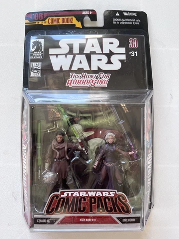 Star Wars Comic Packs #31 Dark Woman & A'Sharad Hett Hasbro Dark Horse New 2007 Cover