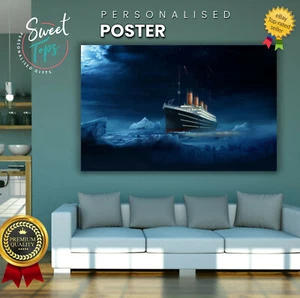 TITANIC POSTER DRUCK A1 A2 A4 A3 AUF BESTELLUNG - Bild 1 von 1