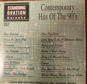 Standing Ovation Karaoke CDG Discs - zeitgenössische Hits der 90er Jahre - Bild 1 von 2