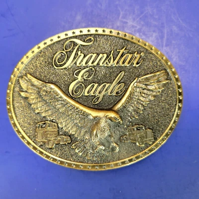 The Great American Buckle Company Chicago Transtar Eagle Cinturón Hebilla Camionero Foto 1 de 4