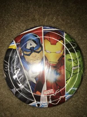 Platos de fiesta Marvel Avengers 6,75" 8ct cumpleaños Capitán América Iron Man Hulk Foto 1 de 3