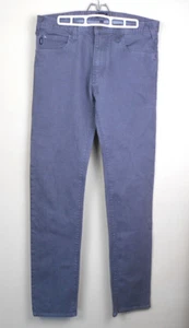 Armani Men's 33 1/2 J45 Slim Gray Jean (LLLL) - Picture 1 of 5