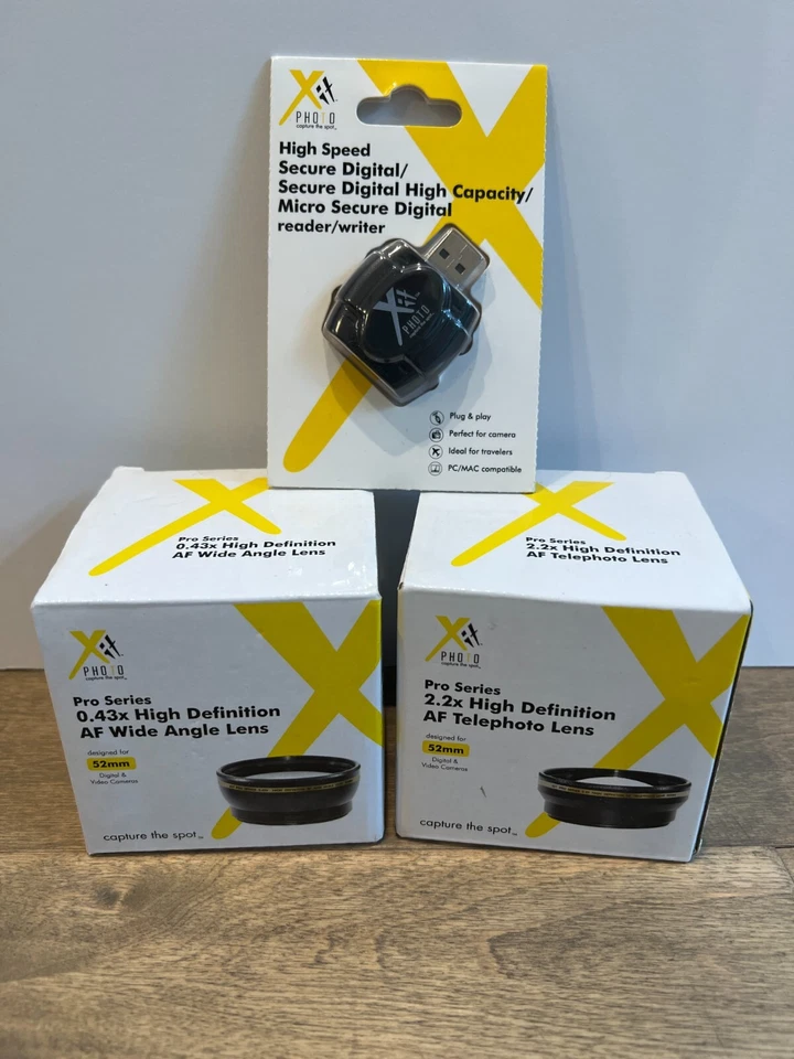 Xit XT2X52 52mm 2.2x Telephoto Lens (Black)