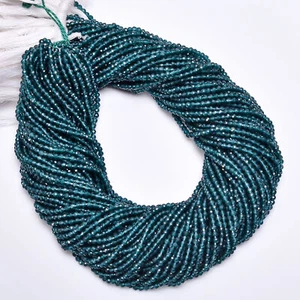 Grandidierite Quartz Gemstone Round Faceted Beads 2.5 mm Strand 12.5" XY-407 - Picture 1 of 2