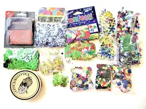 Confetti & Sequin Huge Lot, Vintage Metallic 1/2 lb Mix Thousands Xmas Birthday - Picture 1 of 6