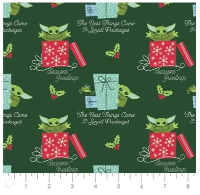 1/2 Half Baby Yoda One Gift Natal Holiday Bthy Camelot - Imagem 1 de 3