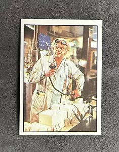 1985 Panini Back to the Future Dr. Emmett Brown #127 Doc Rookie RC Sticker - Picture 1 of 2