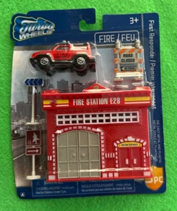 Nuevo: Estación de Bomberos Turbo Wheels - Metal Diecast - 5 Piezas. Envío gratuito. - Imagen 1 de 2