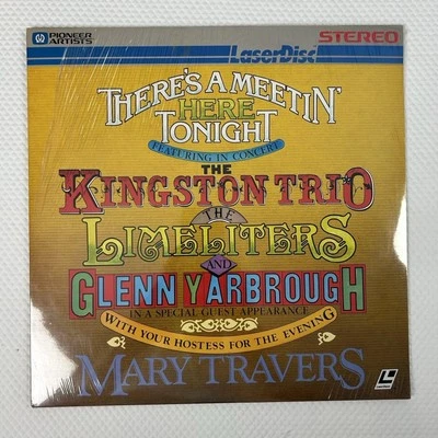 THERE'S A MEETIN HERE TONIGHT Kingston Trio Mary Travis PIONEER LASER VIDEO DISC - Image 1 of 2