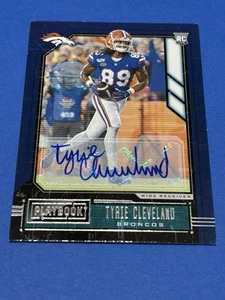 2020 Playbook Tyrie Cleveland Rookie Card RC #199 Auto - Picture 1 of 7