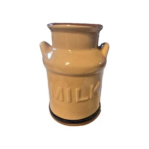 Steingut Milchkännchen Topf Utensilien Halter Vase Keramik Landhaus Vintage  - Bild 1 von 6