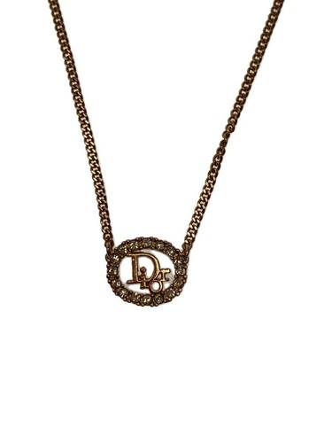 Collana Christian Dior Top donna in pietra colorata GLD con